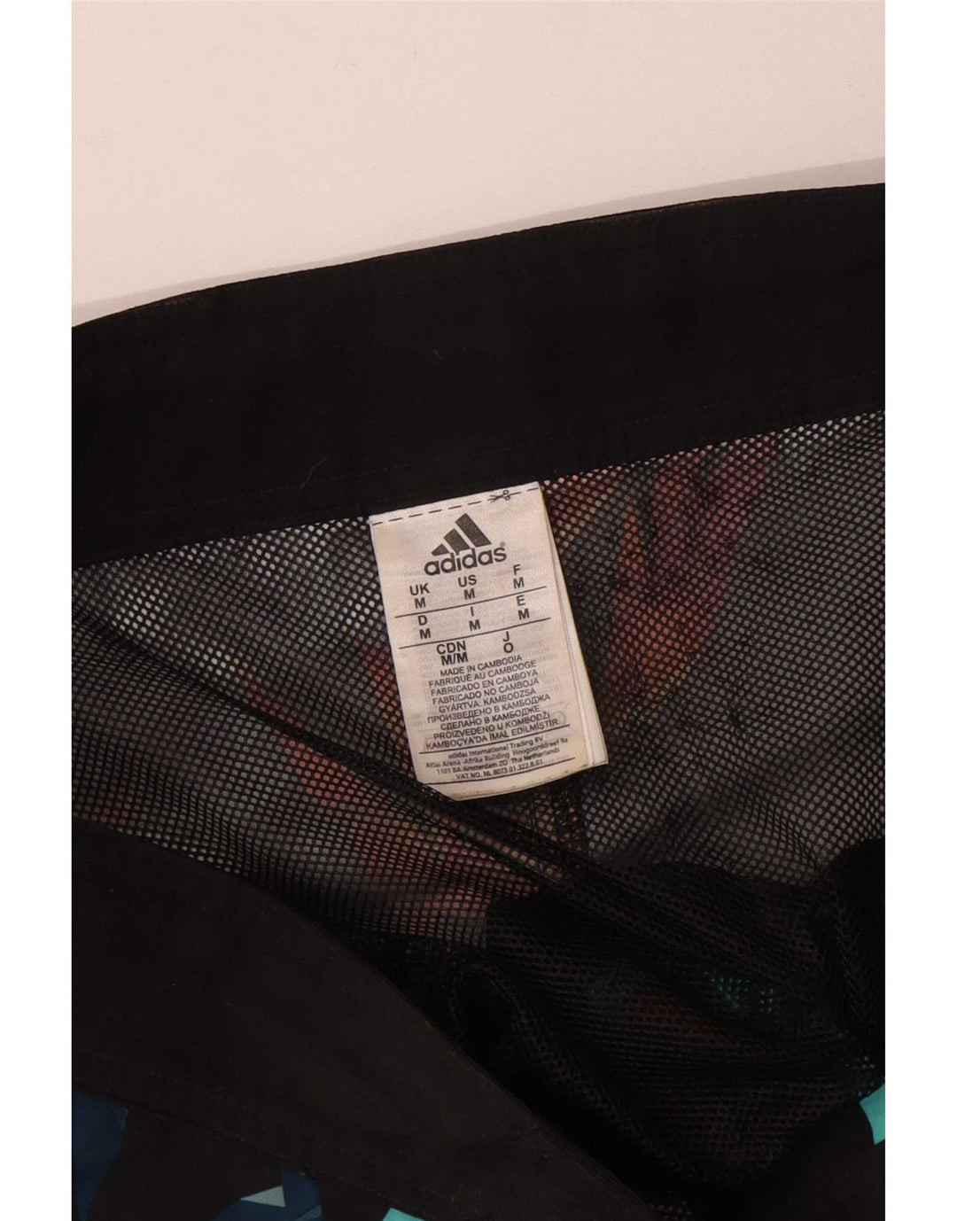 Adidas Herren Badeshorts mittelgraues geometrisches Polyester