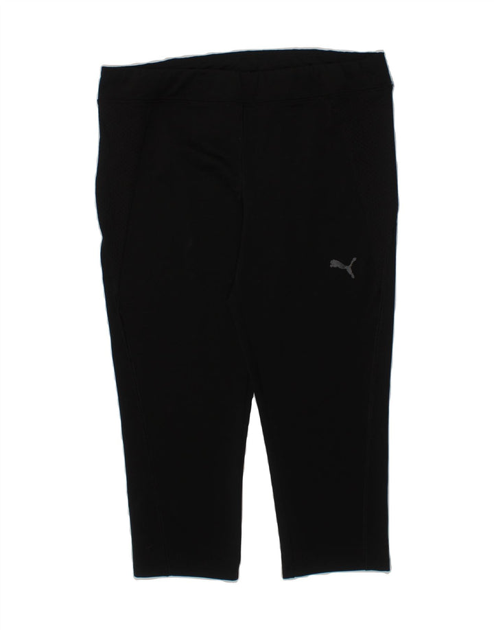 PUMA Girls Bermuda Sport Shorts 11-12 Years  Black Polyester Vintage Puma and Second-Hand Puma from Messina Hembry 