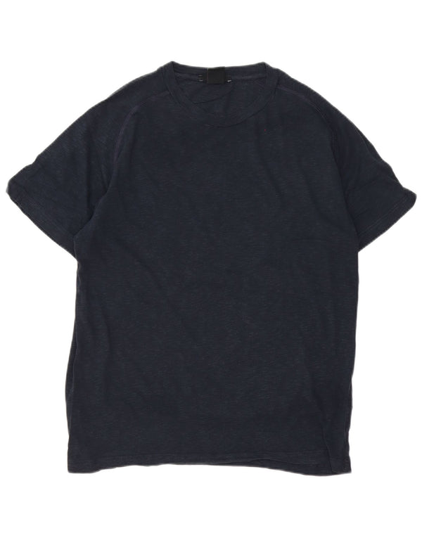 Colmar Herren-T-Shirt mit normaler Passform, mittelmarineblau gesprenkelte Baumwolle