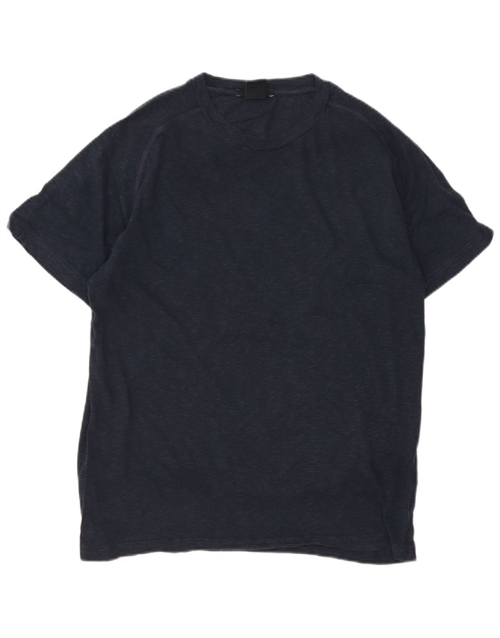Colmar Herren-T-Shirt mit normaler Passform, mittelmarineblau gesprenkelte Baumwolle