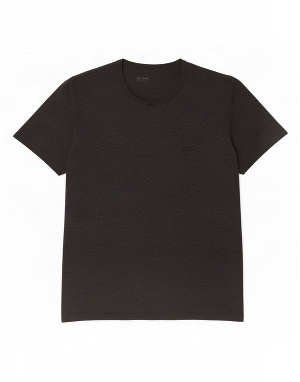 Hugo Boss Herren T-Shirt Top Large Grau Baumwolle