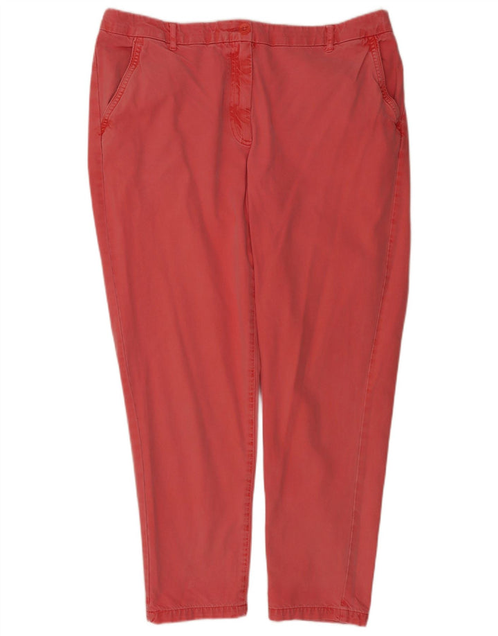 Marks & Spencer Slim Chino-Hose für Damen, W36, L29, Rot