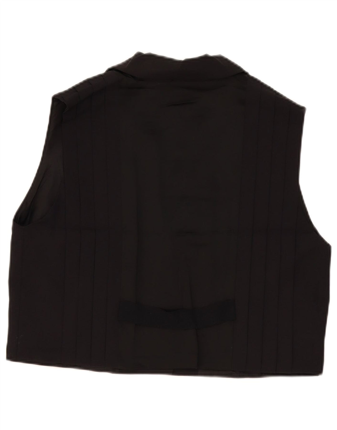 Zara Damen Weste UK 18 XL Schwarz Viskose