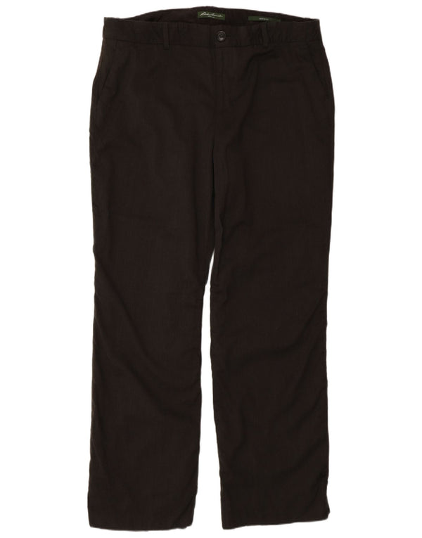Eddie Bauer Damen Mercer Fit Freizeithose US 16 2XL W36 L32 Braun