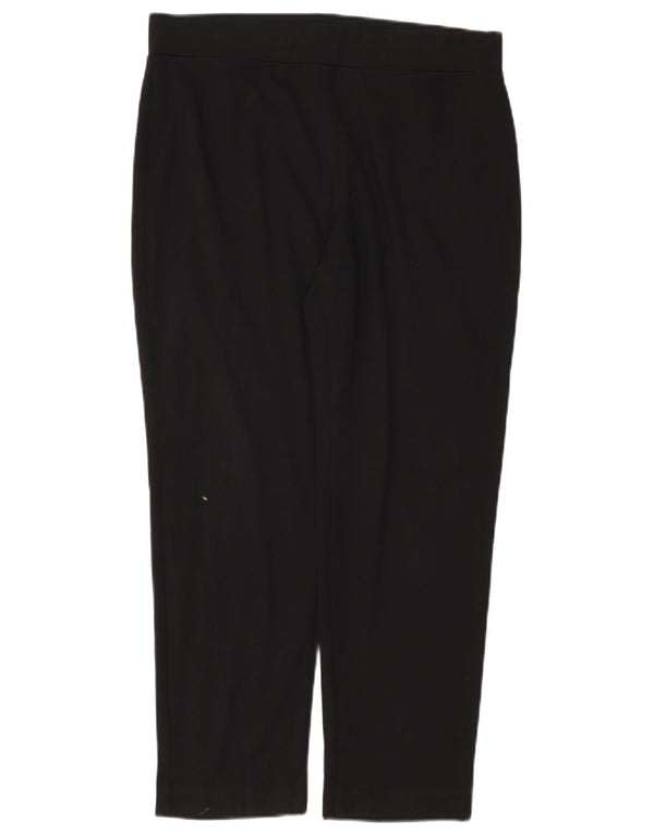 Marks & Spencer Damen Tapered Freizeithose UK 14 Large W32 L26 Schwarz