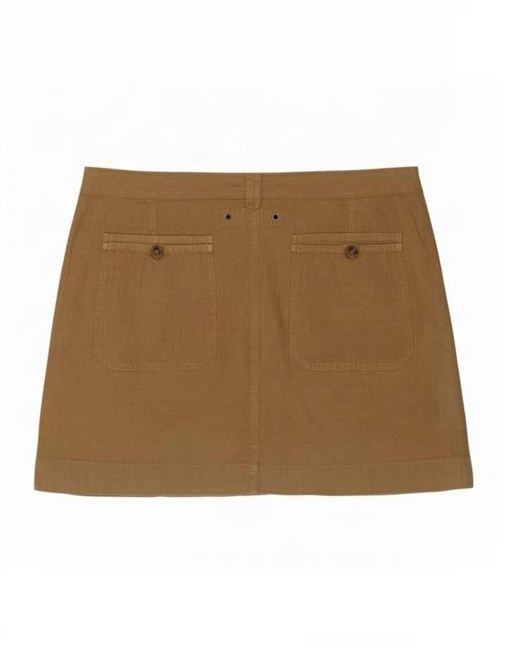 Massimo Dutti Damen Minirock Medium W30 Beige