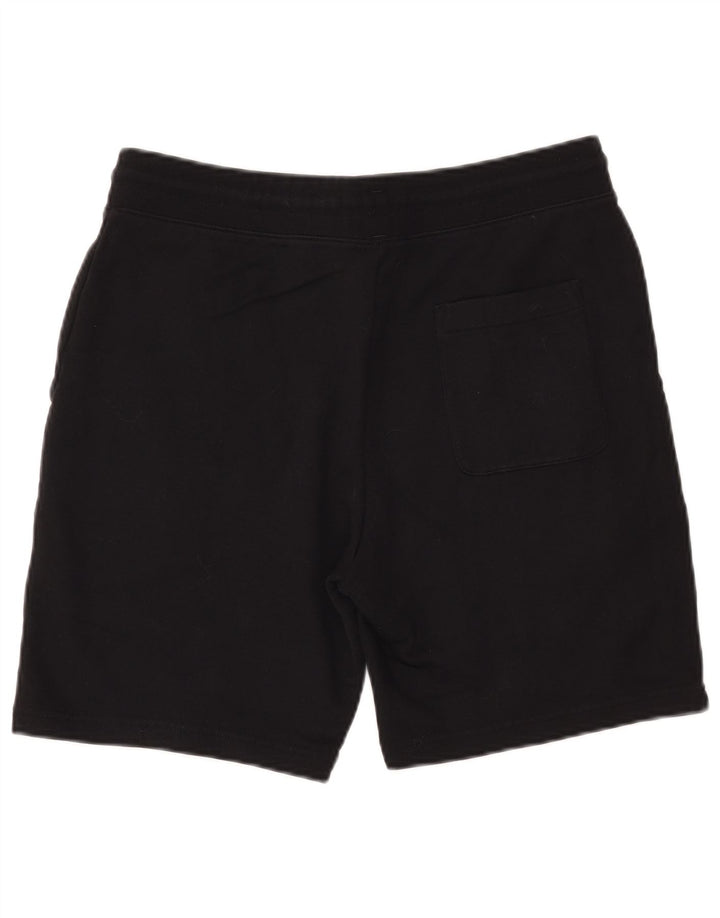 MARKS & SPENCER Herren-Sportshorts mit normaler Passform, mittelschwarze Baumwolle
