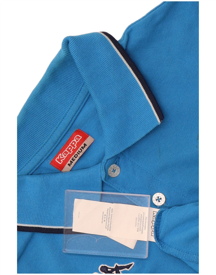 Kappa Herren-Poloshirt aus mittelblauer Baumwolle