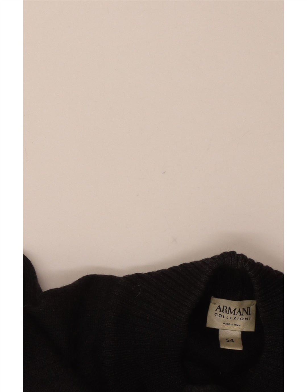 ARMANI COLLEZIONI Damen Rollkragenpullover Pullover IT 54 3XL Schwarz