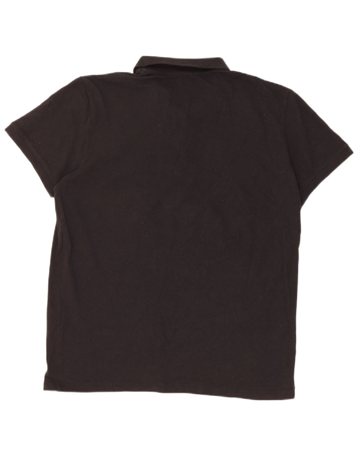 Jack & Jones Herren Poloshirt XL Schwarz Baumwolle