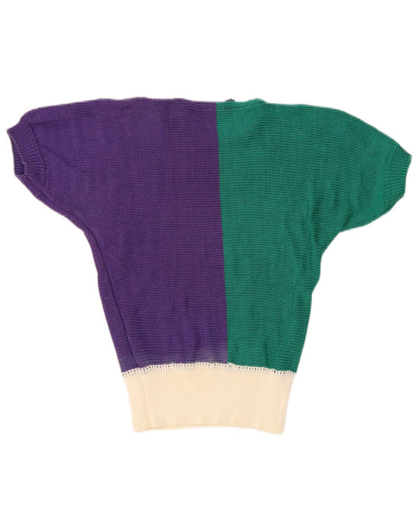 Pitti Damen-Pullover mit U-Boot-Ausschnitt, Gr. 6, XS, mehrfarbig, Farbblock