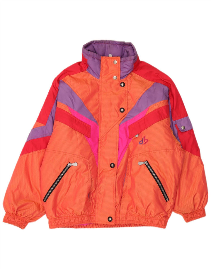 Dubin Damen-Windbreaker-Jacke in Übergröße, IT 42, Mittelorange, Farbblock