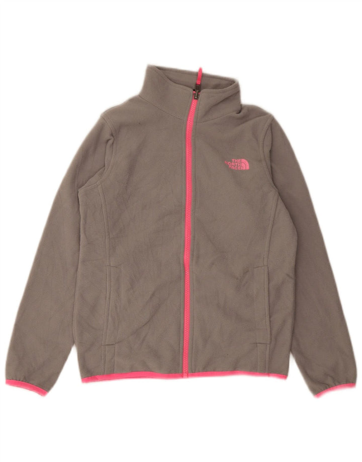 The North Face Fleecejacke für Mädchen, 10–11 Jahre, mittelgrau meliert