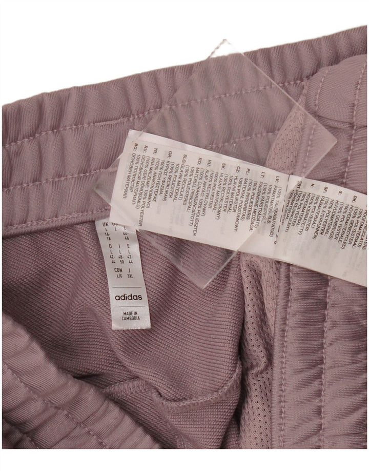 ADIDAS Damen Trainingshose Jogger UK 16/18 Large Lila Polyester