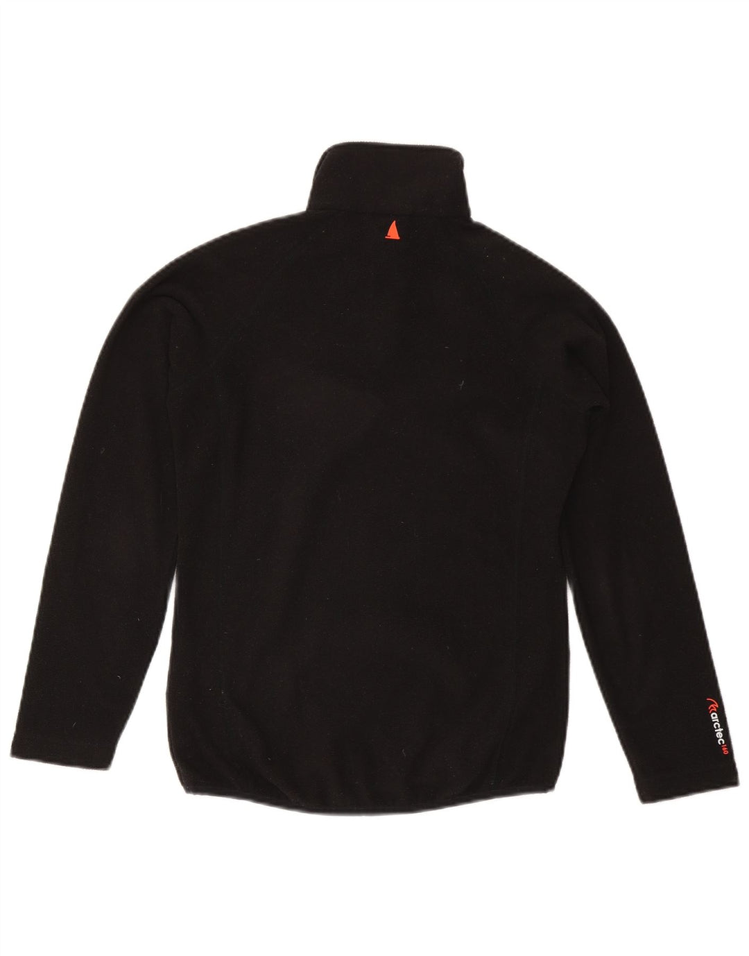 MUSTO Damen-Fleecepullover mit Reißverschluss am Hals, Gr. 8, Schwarz, Polyester
