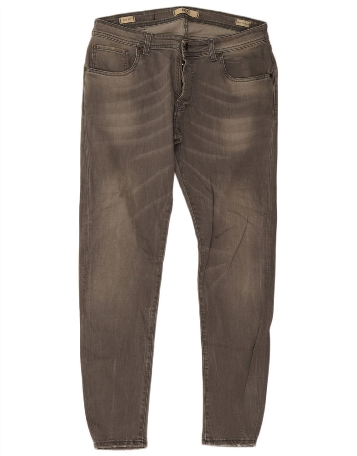 Liu Jo Herren Slim Jeans W36 L31 Grau