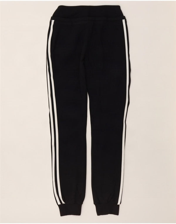 Adidas Damen Trainingshose Jogger UK 8 Small Schwarz Baumwolle