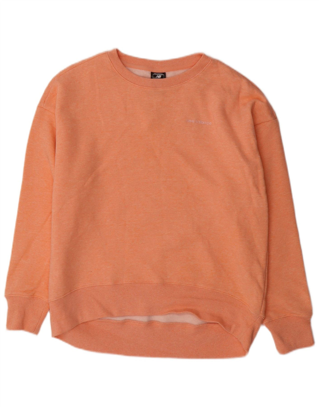 NEW BALANCE Damen-Sweatshirt in Übergröße, Gr. 10, Größe S, Orange gefleckt