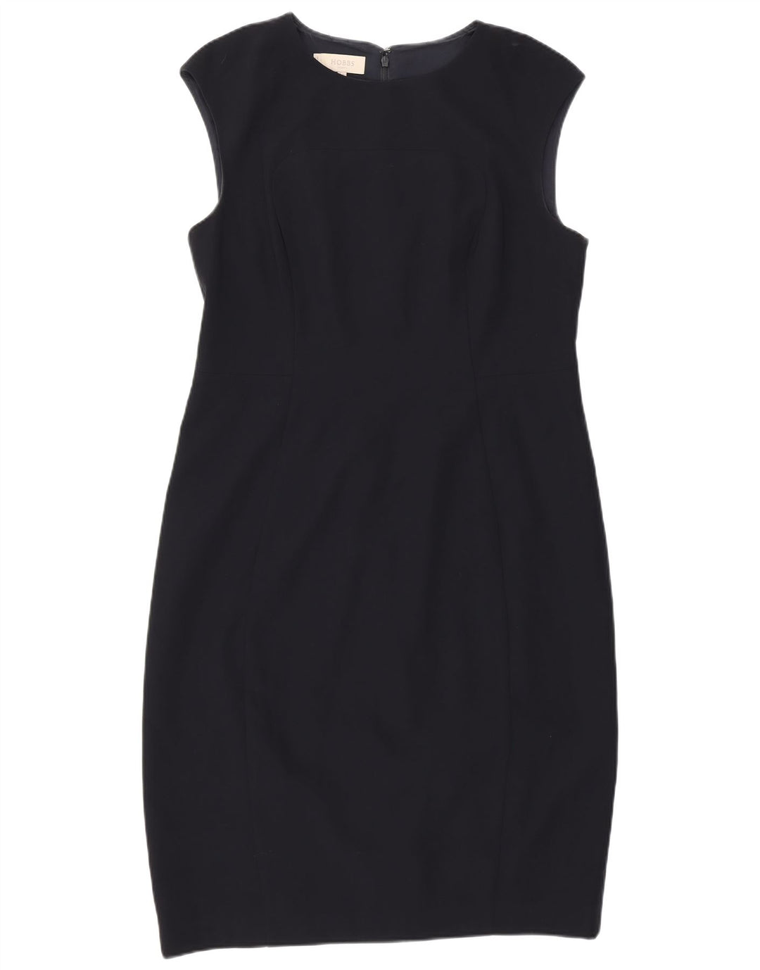 Hobbs Ärmelloses Damen-Etuikleid, Gr. 44, Marineblau, Polyester