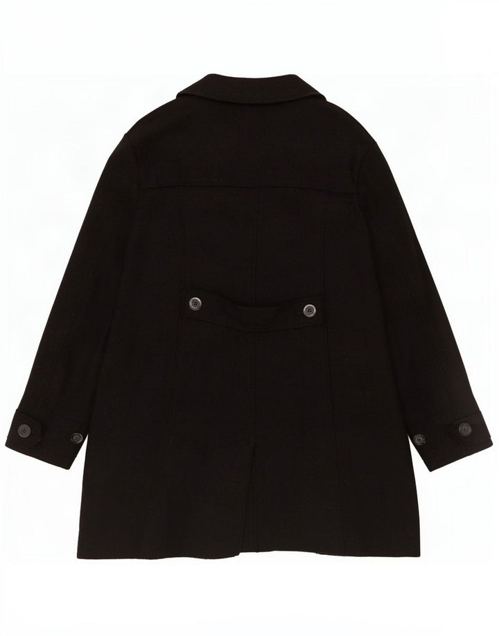 Marks & Spencer Damenmantel UK 22 2XL Schwarze Viskose