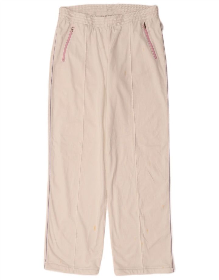 Champion Damen-Trainingshose, UK 14, Größe L, Weiß, Polyester