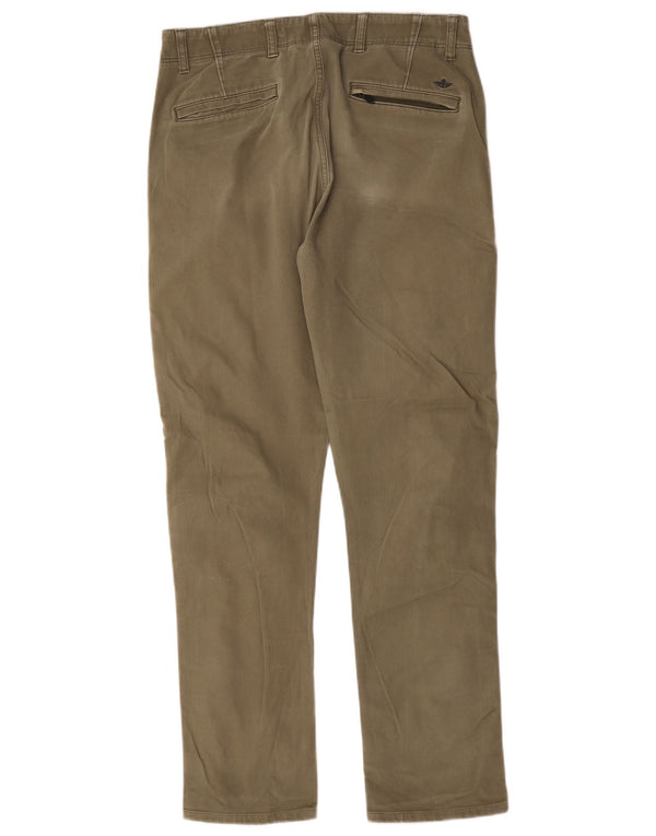 Dockers Herren Alpha Slim Chinohose W32 L32 Khaki Baumwolle