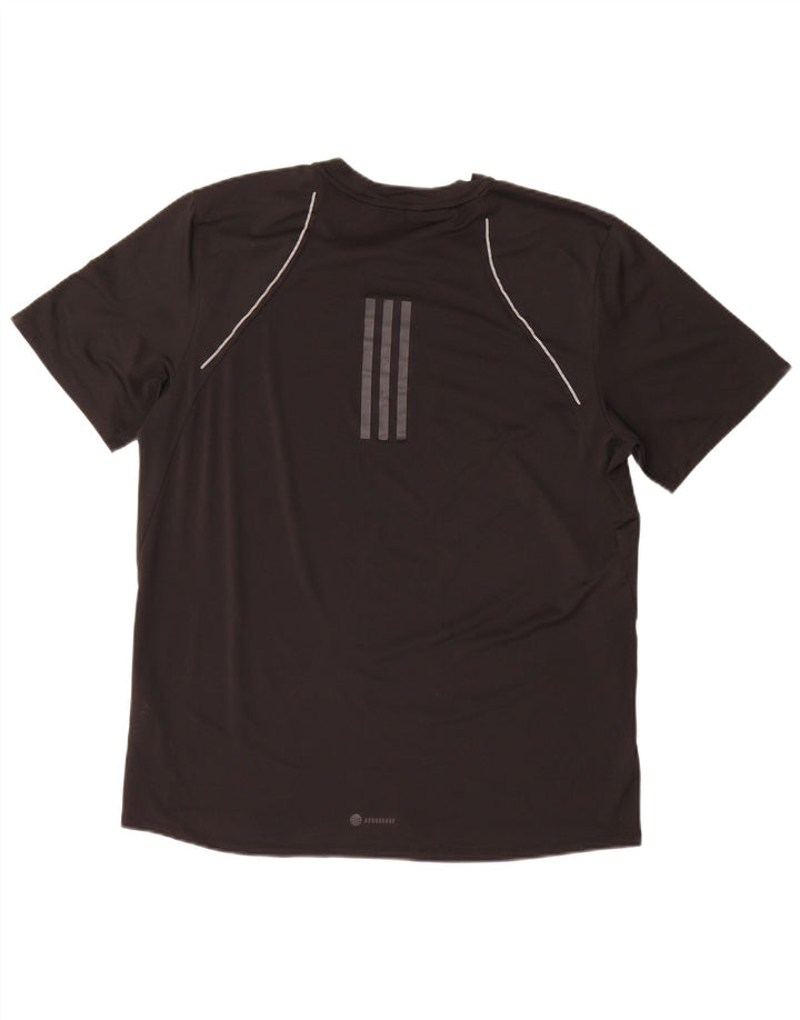 Adidas Herren Aeroready T-Shirt Top Large Schwarz Polyester