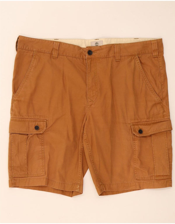 Timberland Herren Cargo Shorts W42 2XL Braune Baumwolle