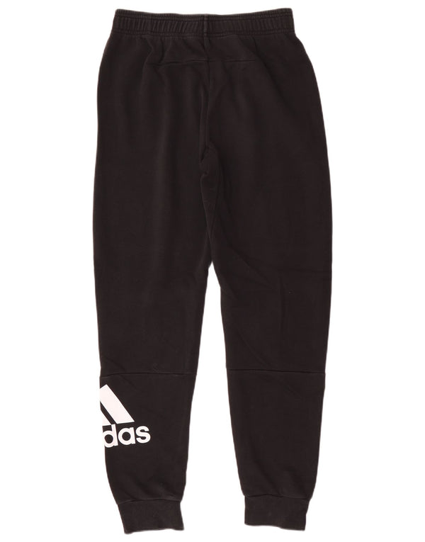 Adidas Jungen Trainingshose mit Grafik, Jogger, 13–14 Jahre, schwarze Baumwolle