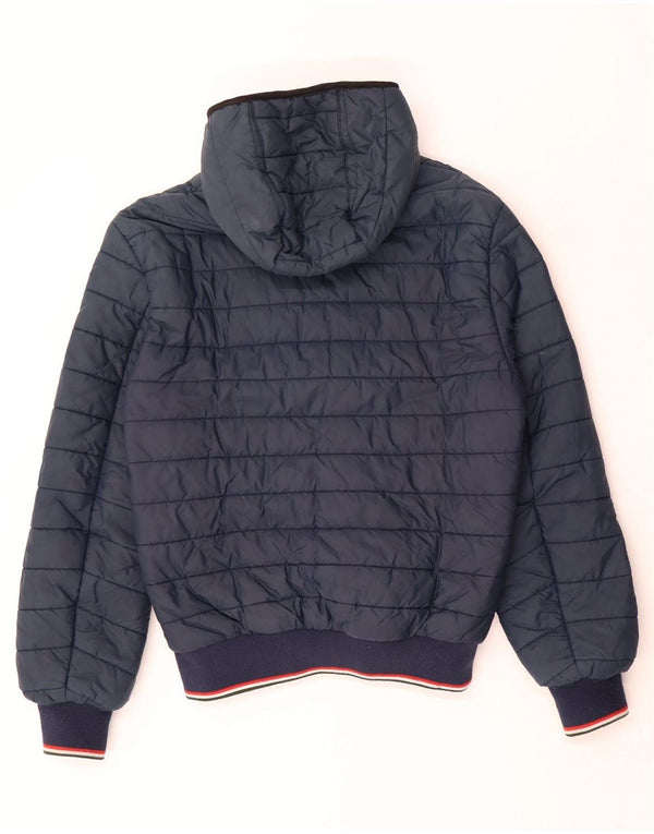 Refrigiwear Herren Sixty Spa Wattierte Jacke mit Kapuze IT 50 Large Marineblau