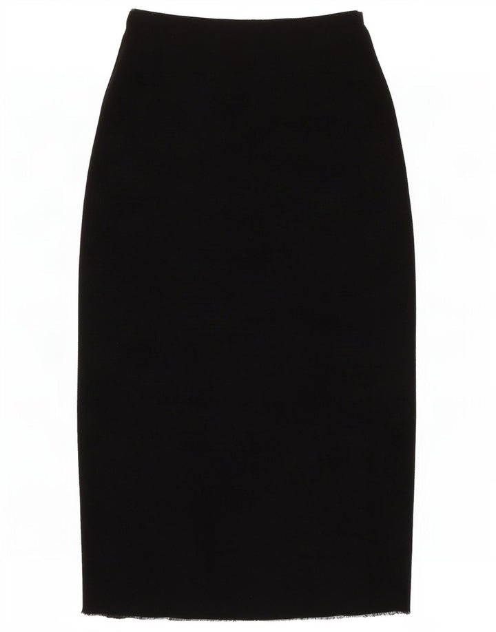 Zara Damen Bleistiftrock Small W26 Schwarz