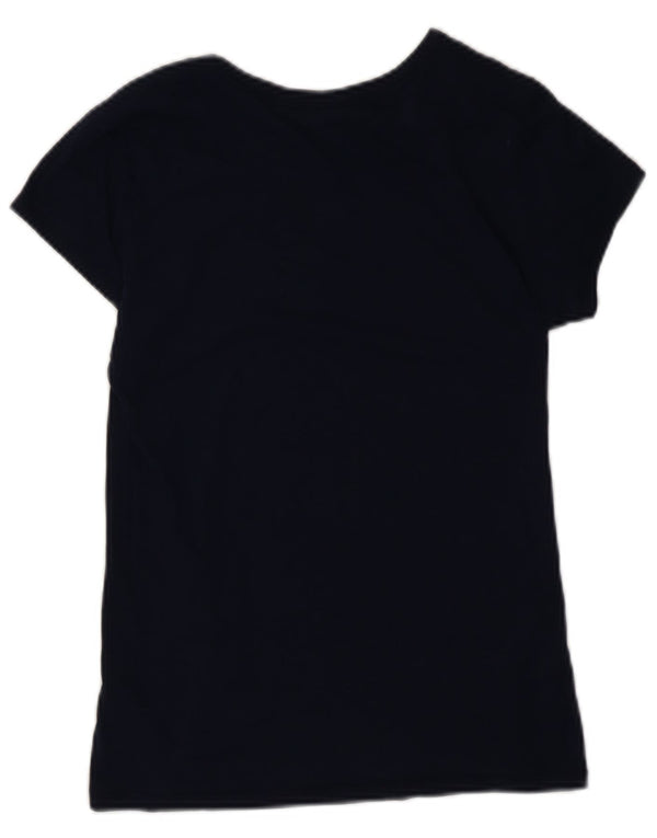 G-Star Damen T-Shirt Top UK 12 Medium Marineblau Baumwolle