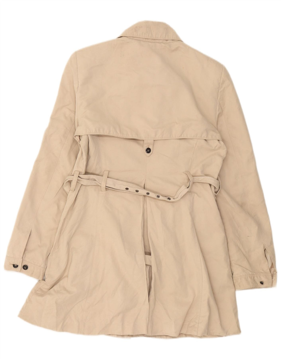 Zara Damen Trenchcoat UK 12 Medium Beige Polyester