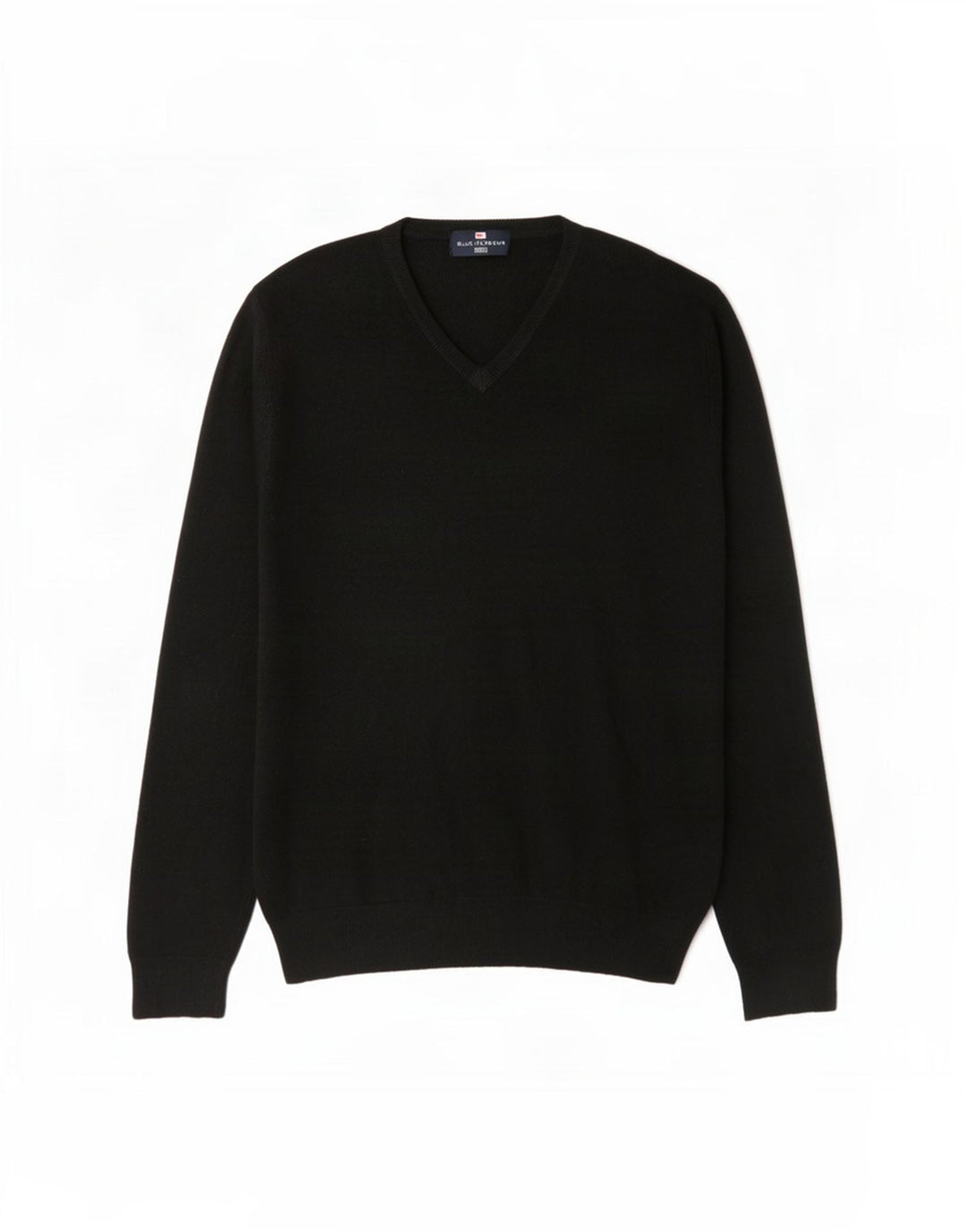 Marks & Spencer Herren-Pullover mit V-Ausschnitt, groß, Acryl, Schwarz