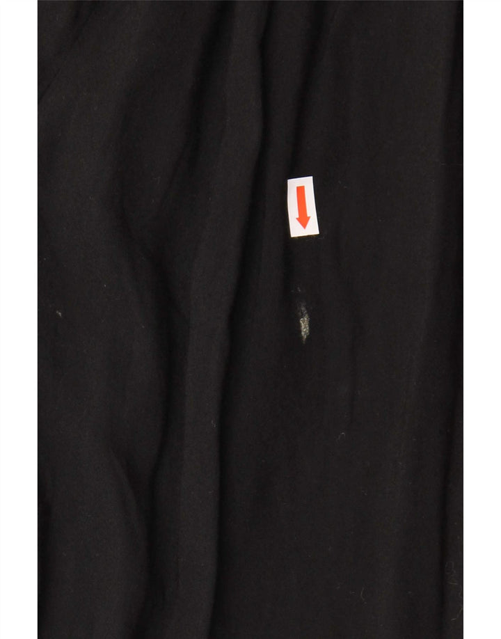 Marks & Spencer Damen Haremshose UK 10 Small W26 L26 Schwarze Viskose