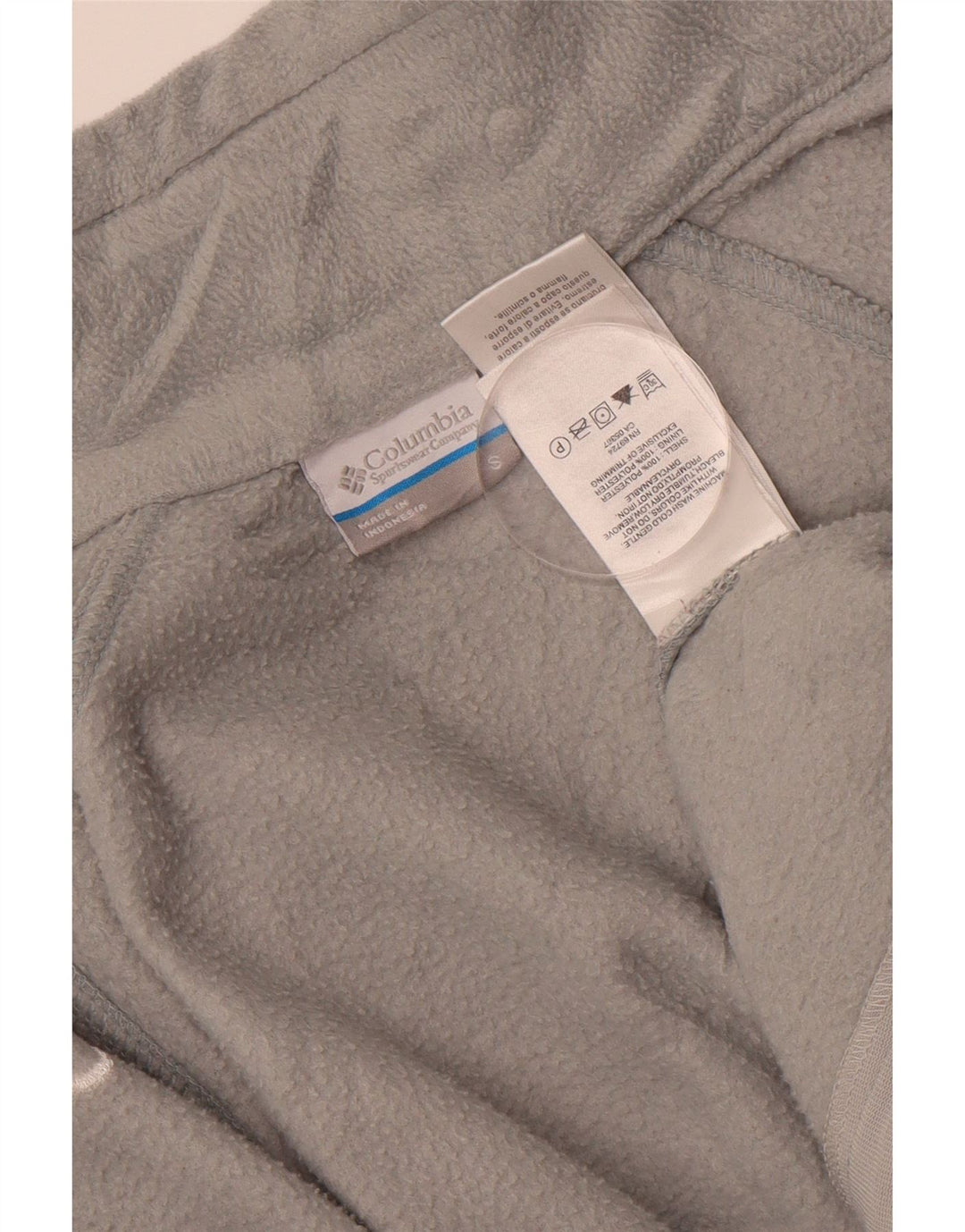 COLUMBIA Womens Fleece Jacket UK 10 Small Grey Polyester
