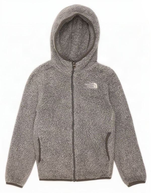 The North Face Mädchen-Fleecejacke mit Kapuze, 5–6 Jahre, XS, grau, Polyester