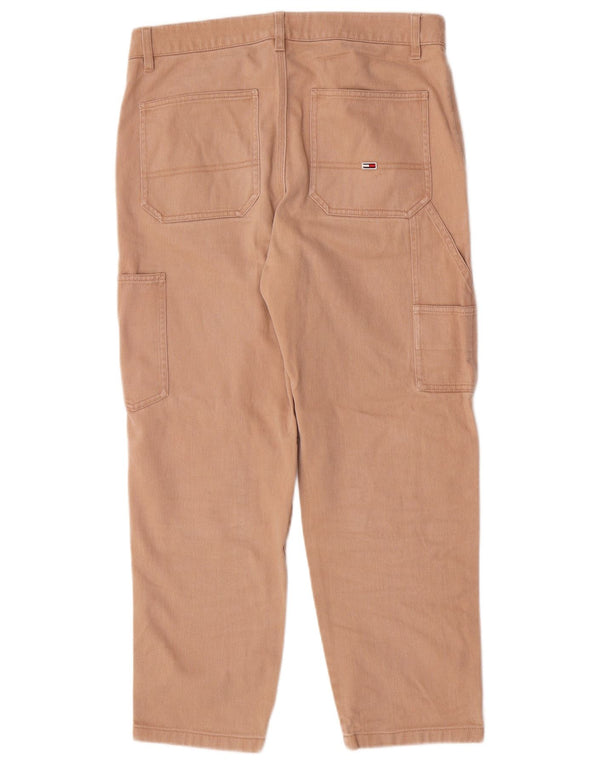 Tommy Hilfiger Gerade geschnittene Cargo-Hose für Damen, W31, L25, Beige, Baumwolle