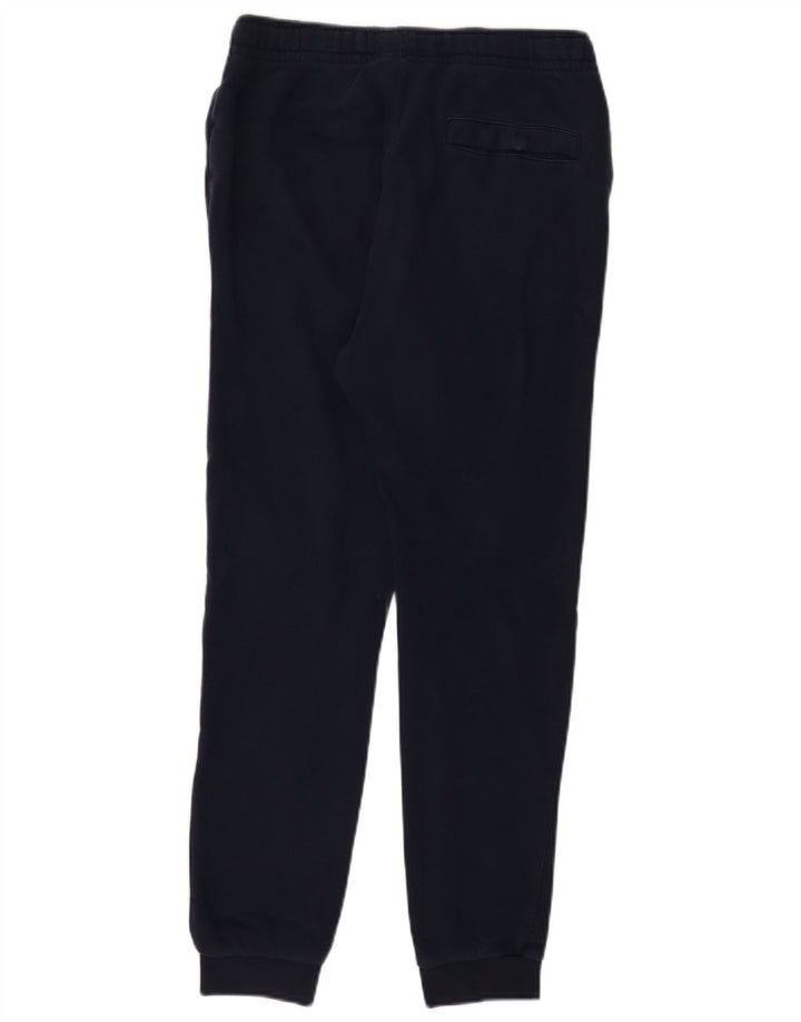 NIKE Mens Tracksuit Trousers Joggers Small  Navy Blue Cotton