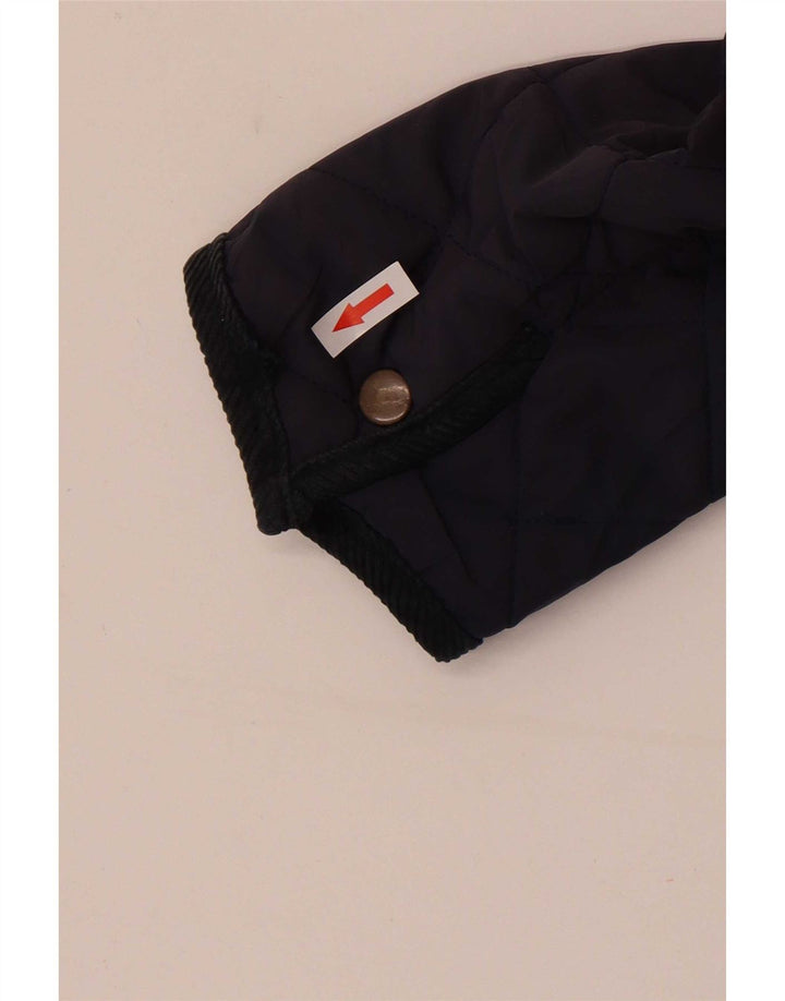 Jack Wills Damen Steppjacke UK 14 Large Marineblaues Nylon