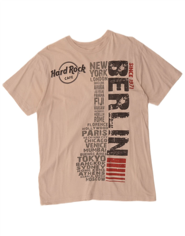 Hard Rock Cafe Boys Berlin Graphic T-Shirt Top 15–16 Jahre Medium Weiß