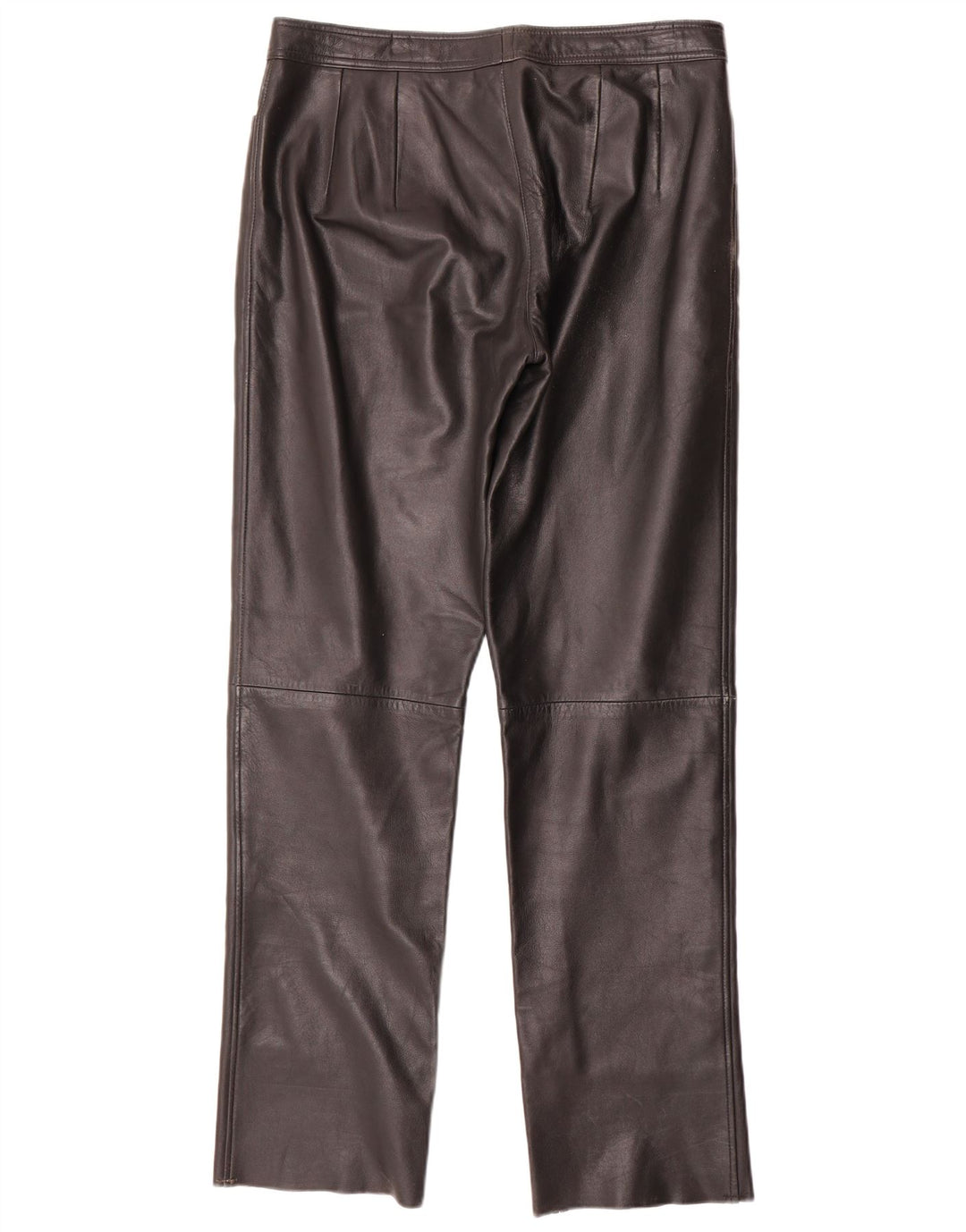 Maddox Damen gerade Lederhose IT 44 Medium W32 L32 Schwarz