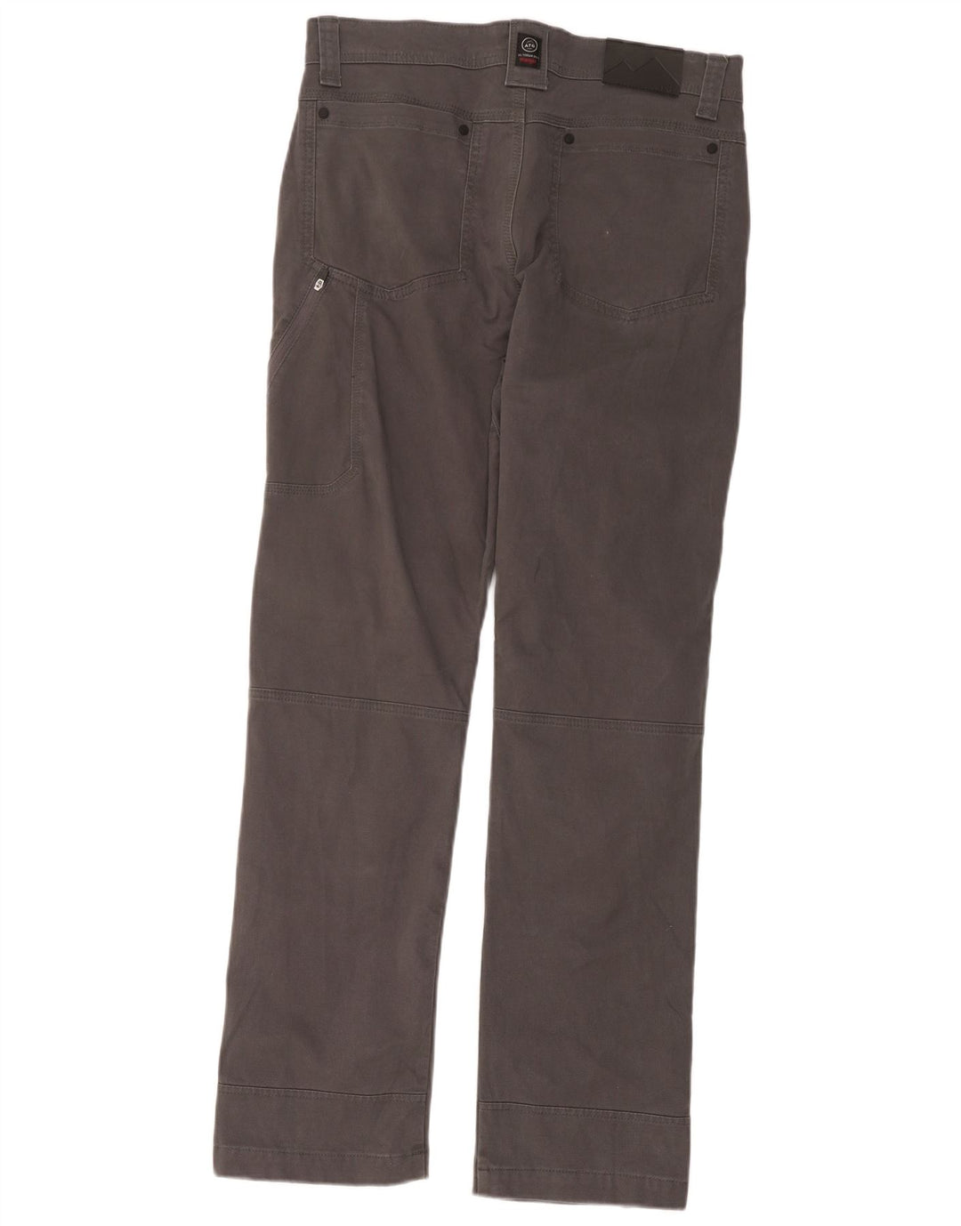 Wrangler Herren gerade Cargohose W34 L32 graue Baumwolle