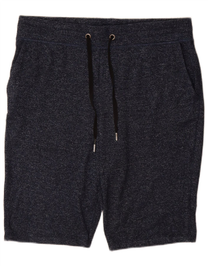 Marks & Spencer Damen Sportshorts UK 14 Large Marineblau meliertes Polyester