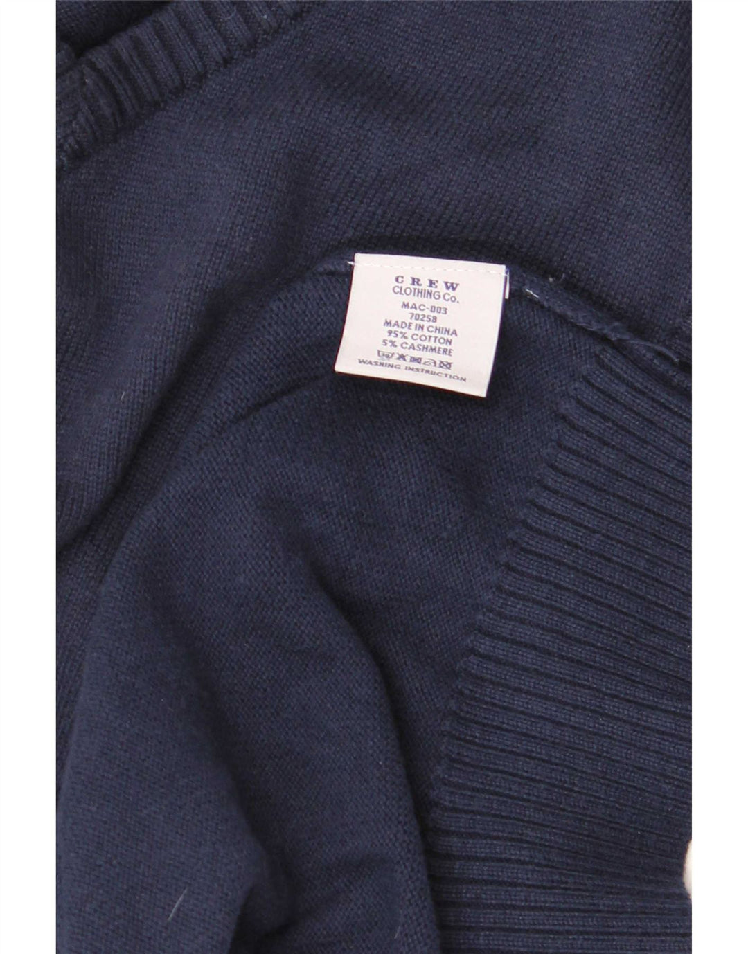 Crew Clothing Herren-Weste, Tanktop, Größe S, Marineblau, Baumwolle