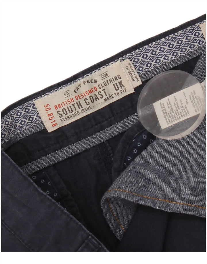 Fat Face Herren-Chinoshorts W32, mittelmarineblaue Baumwolle