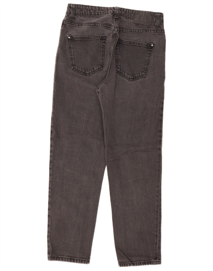 Zara Damen Tapered Jeans EU 38 Small W28 L27 Schwarz