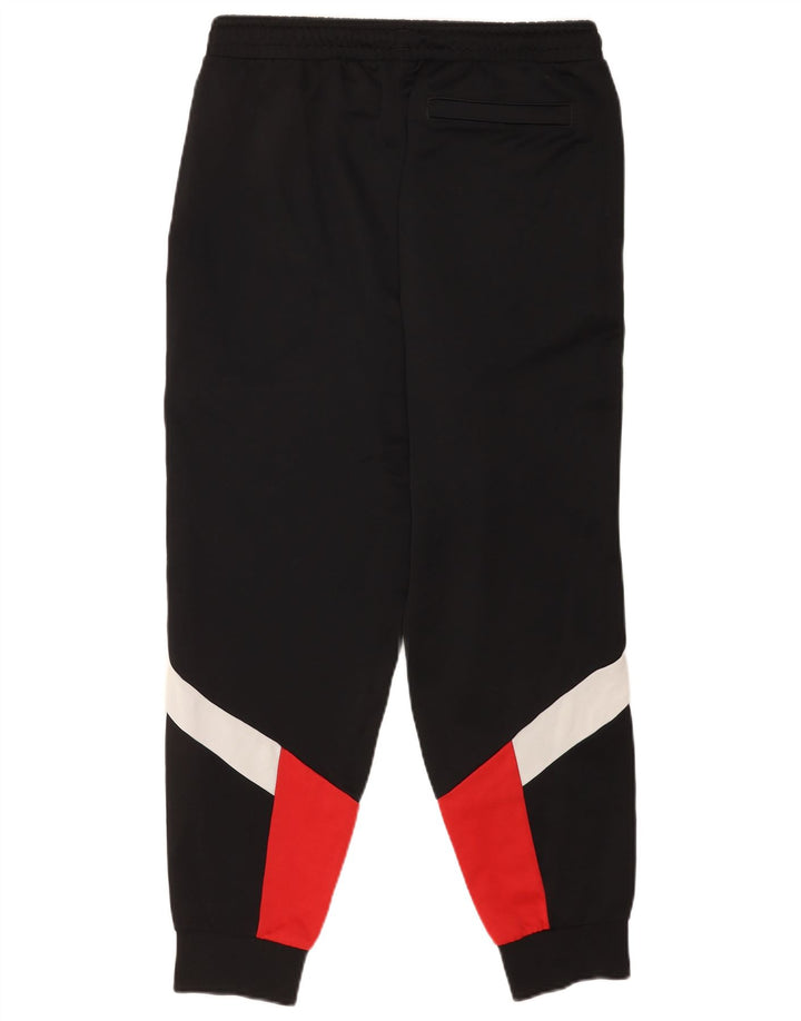 Puma Herren-Trainingshose, Jogginghose, groß, schwarzes Farbblock-Polyester