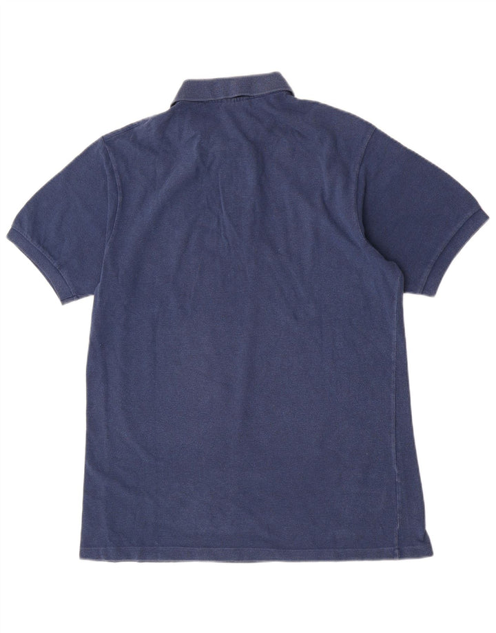Lacoste Herren-Poloshirt, Größe 4, mittelgroß, marineblau, Baumwolle
