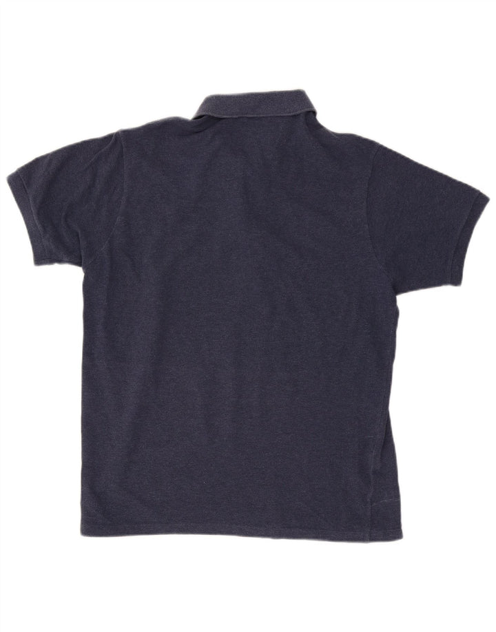 Lacoste Herren-Poloshirt, Größe 4, mittelgroß, marineblau, Baumwolle